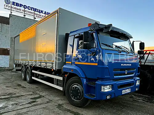 КАМАЗ 65117 шторно-бортовой фургон КАМАЗ 65117 шторно-бортовой фургон