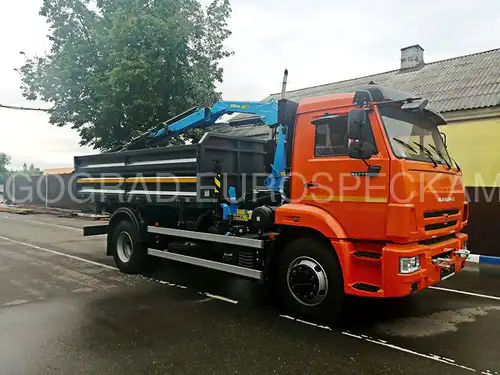 КАМАЗ 43253 самосвал с КМУ Инман ИМ 77